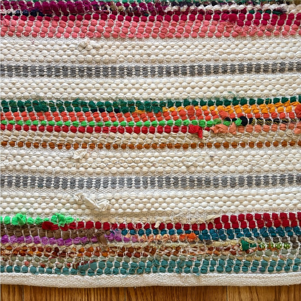 Bohemian Rag Rug - Picture 6 of 11